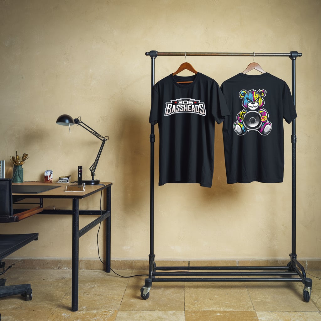 Graffiti Bass Bear Tee